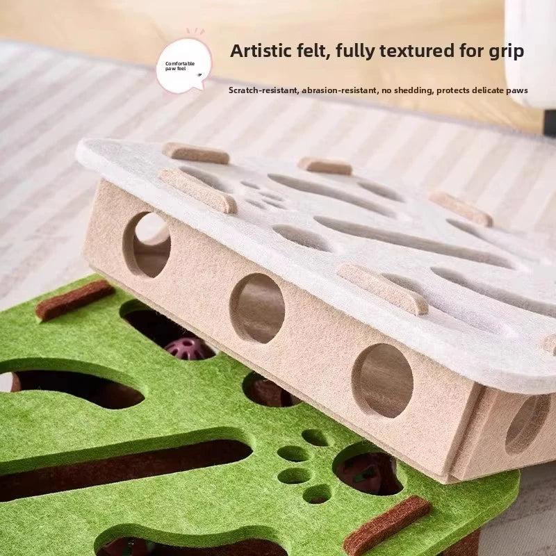 Cat Puzzle Feeder & Treat Maze