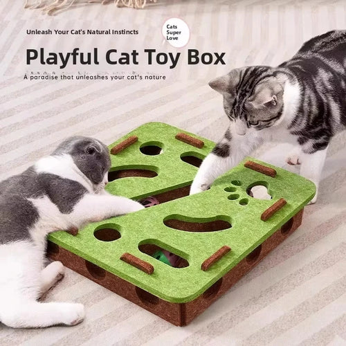 Cat Puzzle Feeder & Treat Maze