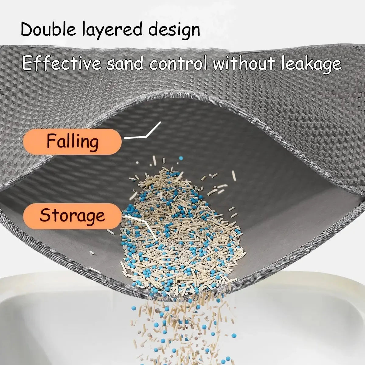 Anti-Splash Cat Litter Mat