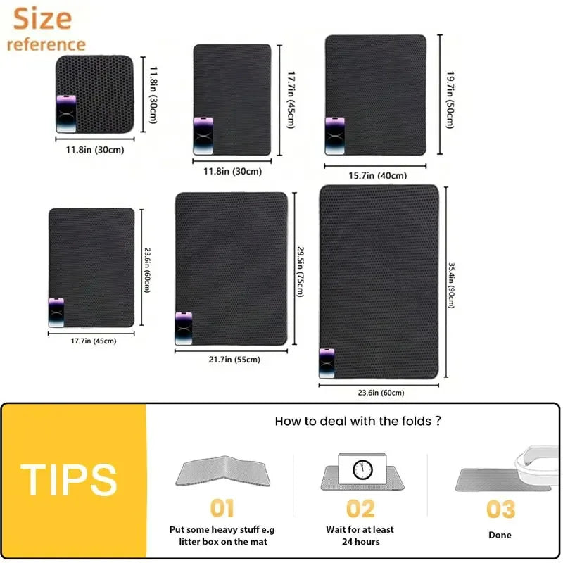 Anti-Splash Cat Litter Mat